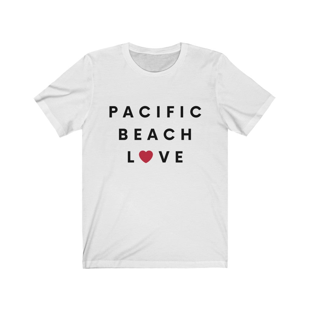 Pacific Beach Love Tee, San Diego Neighborhood T-Shirt (Unisex) (Multiple Colors Avail)