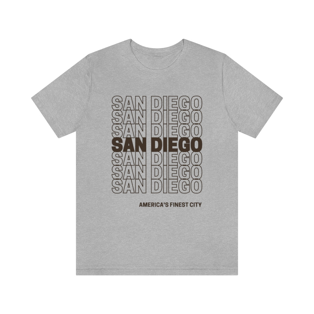 San Diego Brown and Gold T-shirt