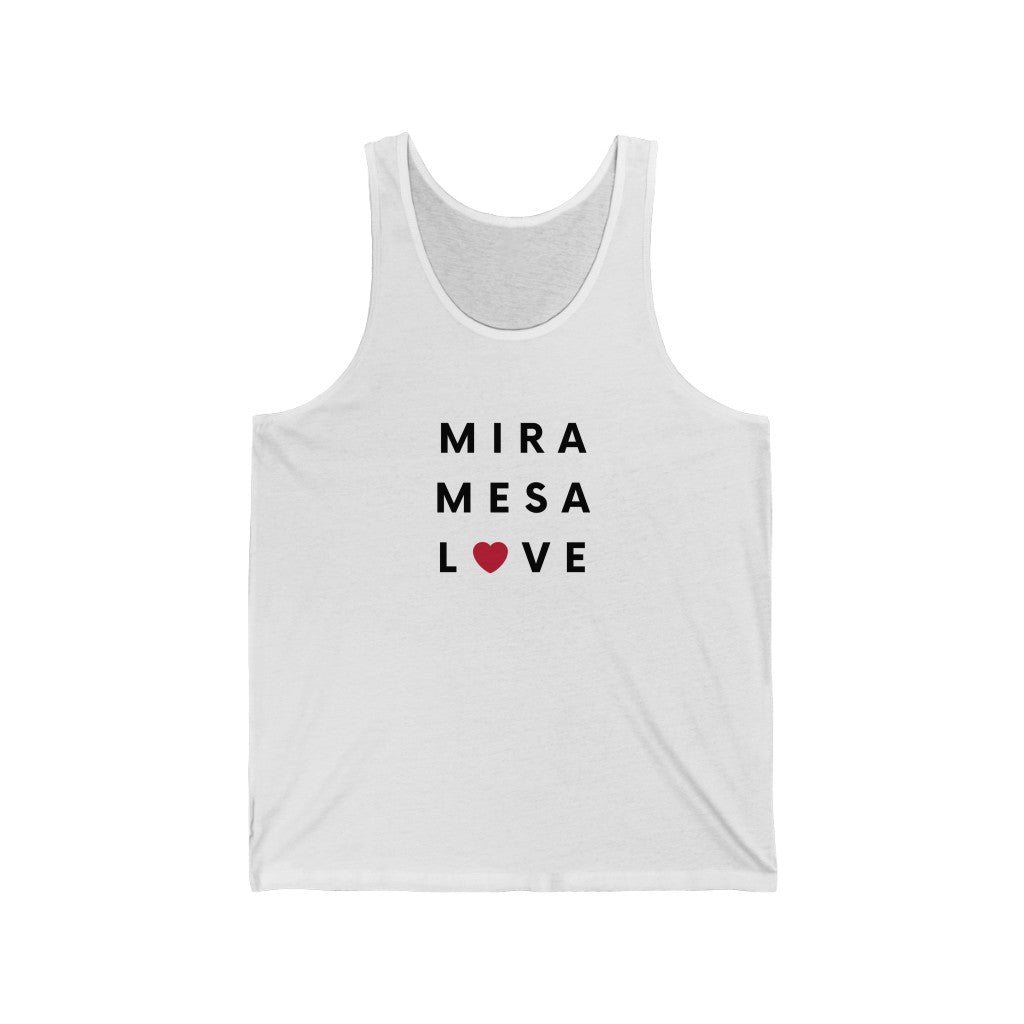 Mira Mesa Love Tank, SD Sleeveless T-shirt (Unisex)