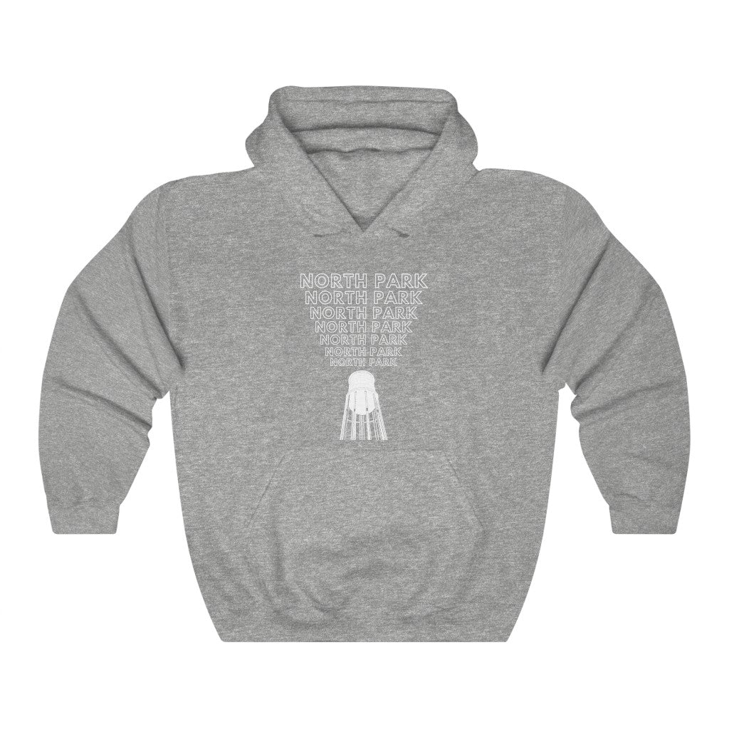 "Yell North Park" Water Tower Hoodie