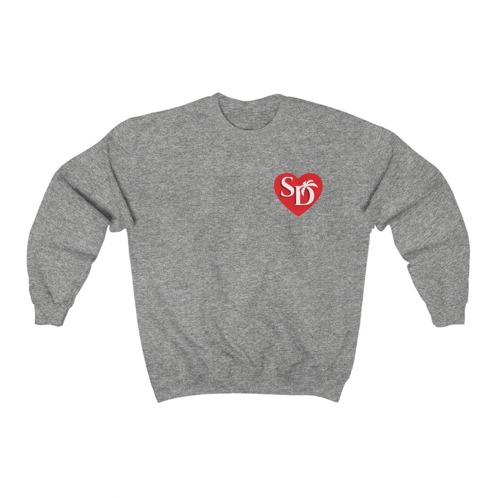 I Heart SD "Mock Pocket" Crewneck Sweatshirt