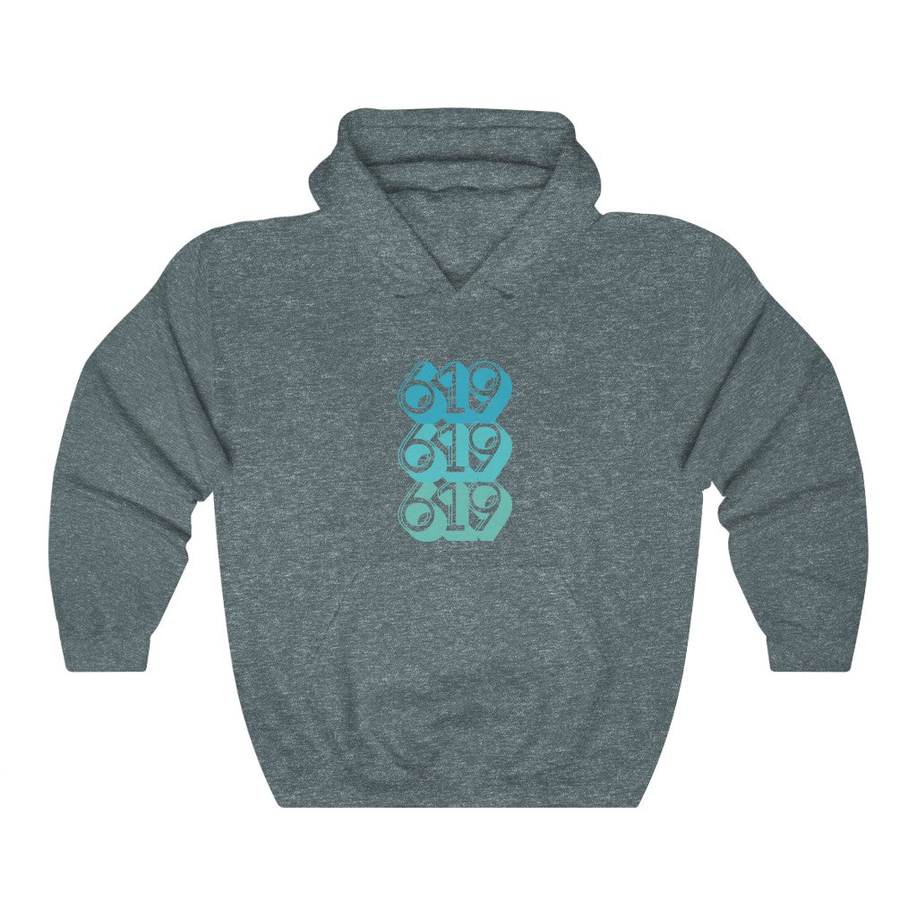 619 Hoodie | San Diego Teal Sweatshirt