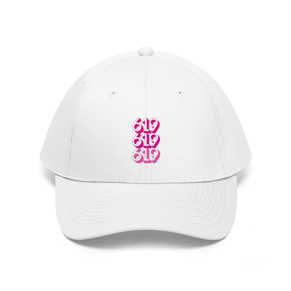 619 Hat | Pink San Diego Dad Cap
