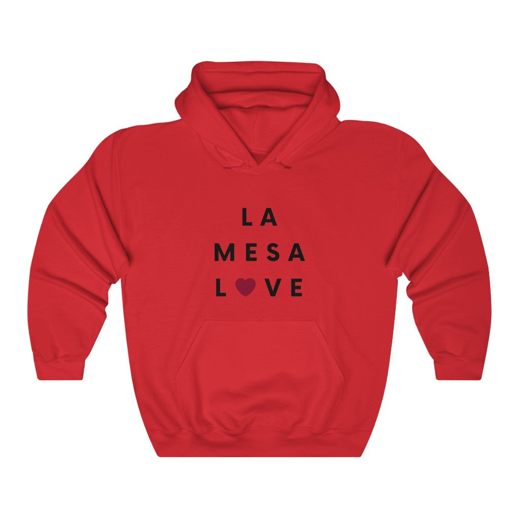 La Mesa Love Hoodie, San Diego County Hooded Sweatshirt (Unisex) (Multiple Colors Avail)