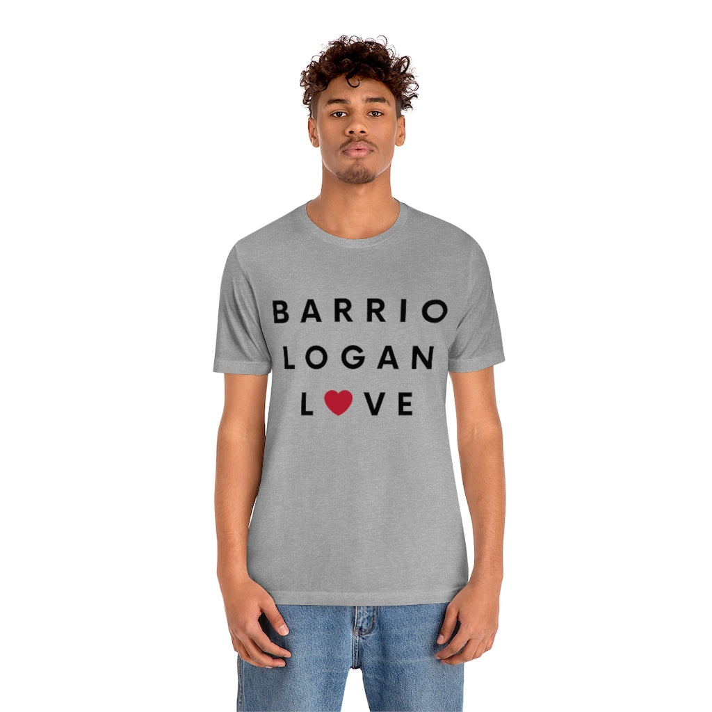 Barrio Logan Love T-Shirt, SD Tee (Red Heart) (Unisex)