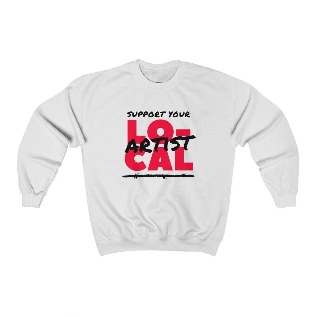 Support Your Local Artist Sweatshirt (Red)