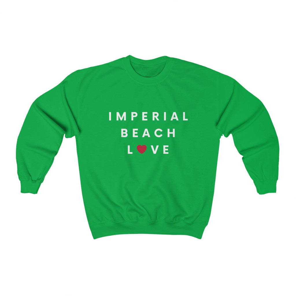 Imperial Beach Love Sweatshirt, IB San Diego County Neighborhood Sweater (Unisex) (Multiple Colors Avail)