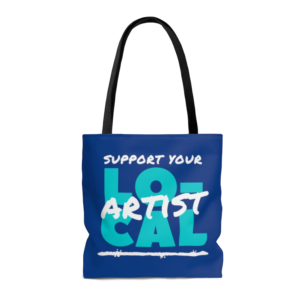 Support Your Local Artist Tote Bag (Teal)