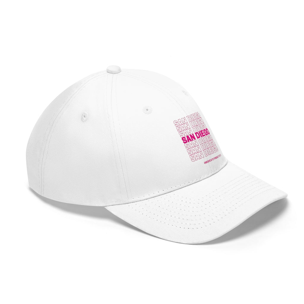 San Diego "Thank You" Twill Hat (Pink)