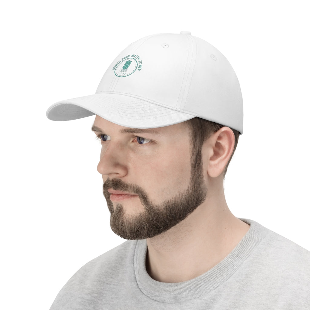 North Park Water Tower Est. Dad Cap (Green)