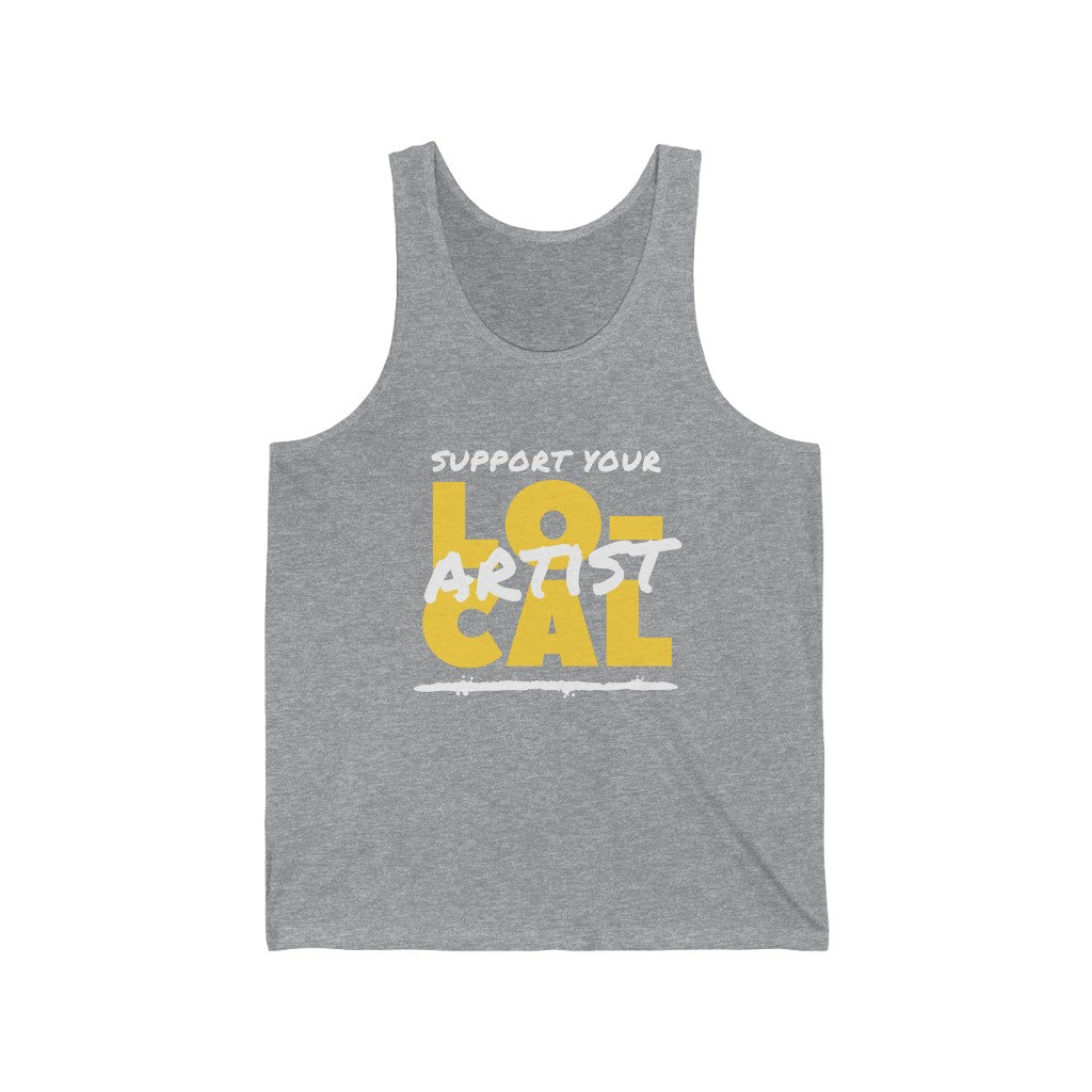 Support Your Local Artist Tank-Top (Yellow)