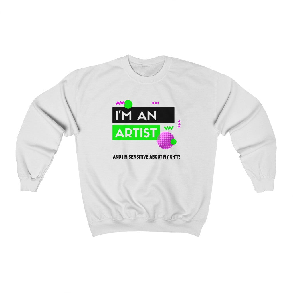 I'm an Artist Sweatshirt (Lime Green)