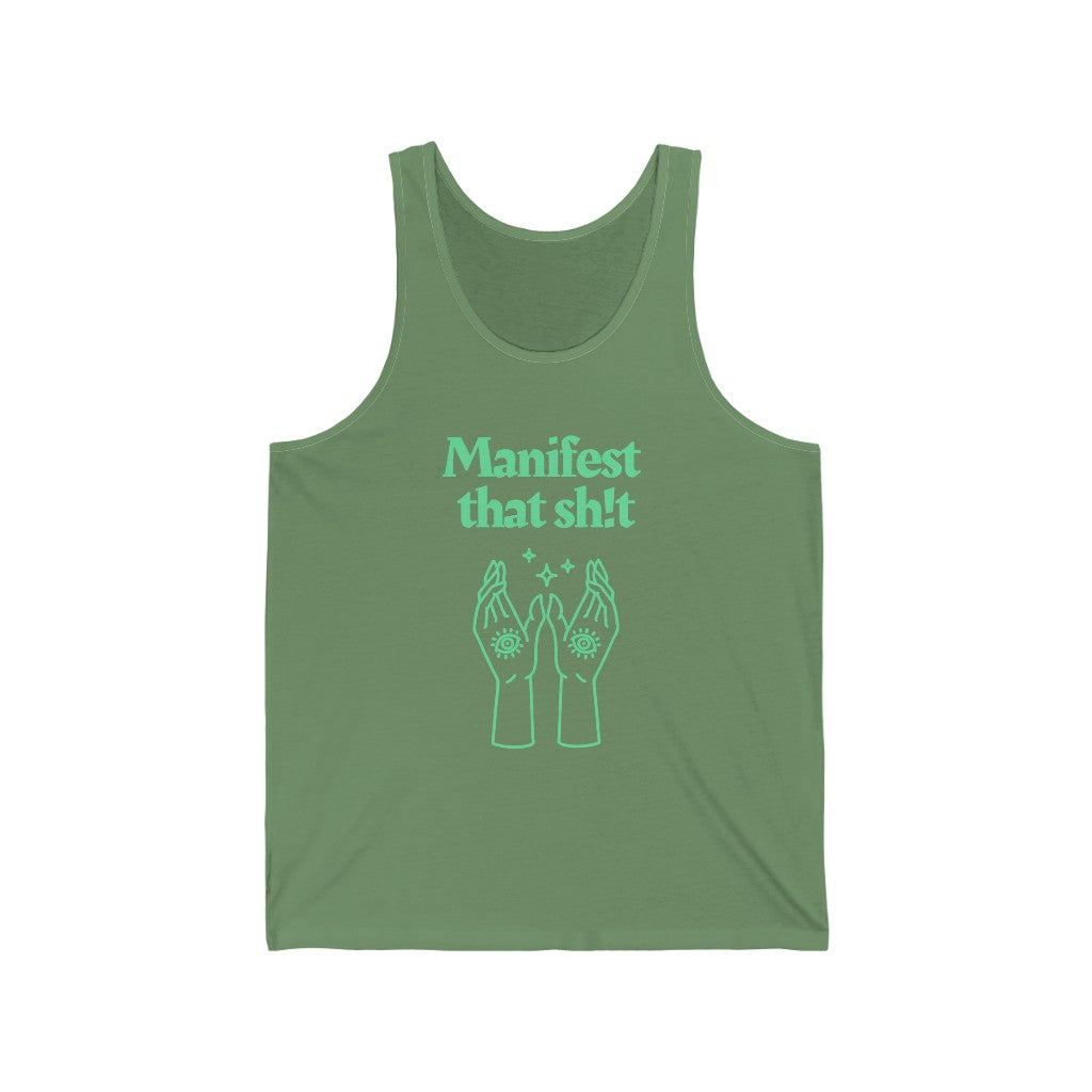 Manifest That Sh!t Tank-Top (Green)