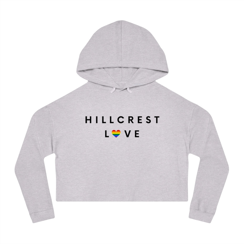 Hillcrest Love Women's Cropped Hoodie, SD Hooded Sweatshirt