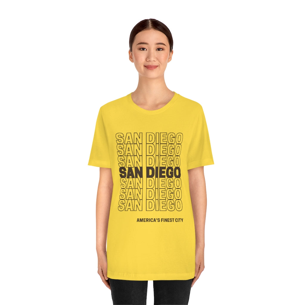 San Diego Brown and Gold T-shirt