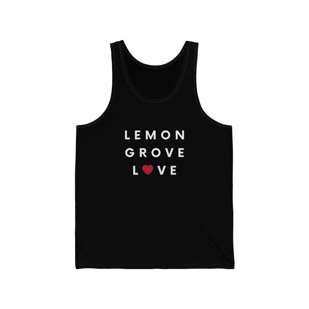 Lemon Grove Love Tank, San Diego County Neighborhood Sleeveless T-Shirt (Unisex) (Multiple Colors Avail)