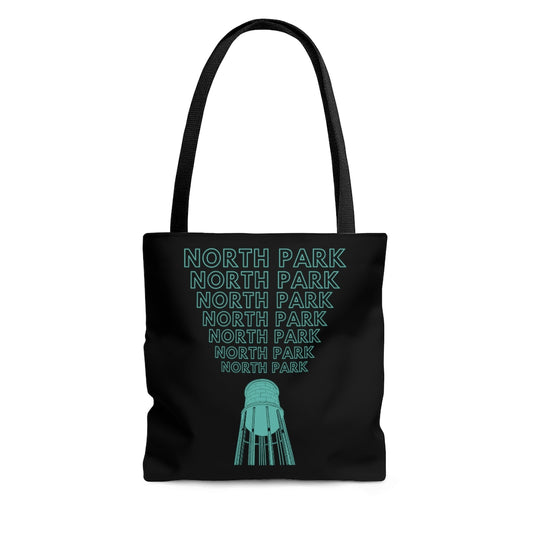 "Yell North Park" Water Tower Tote Bag (Green)