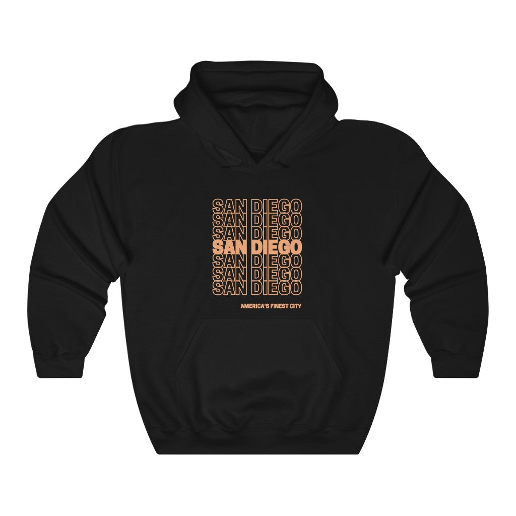 San Diego "Thank You" Hoodie (Orange)