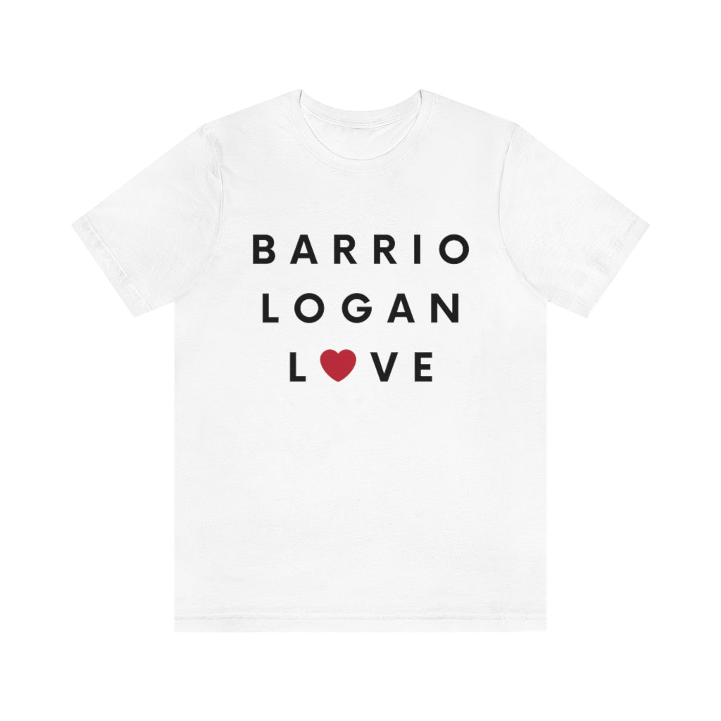 Barrio Logan Love T-Shirt, SD Tee (Red Heart) (Unisex)