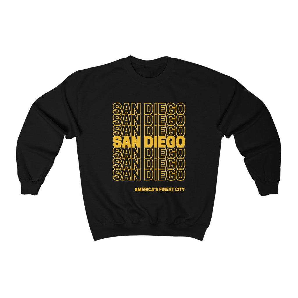 San Diego Gold and Brown Sweatshirt