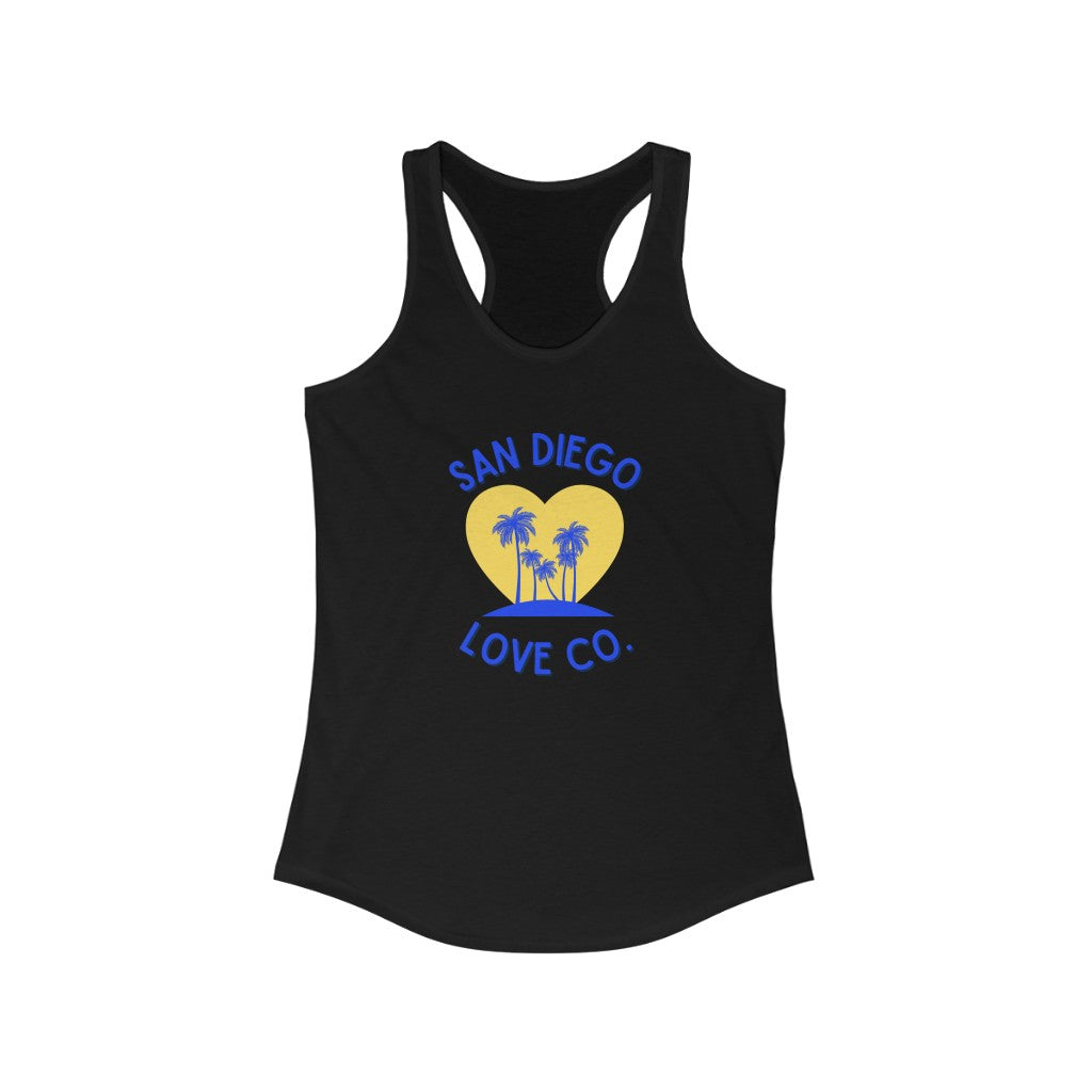 San Diego Love Co. Women's Racer-Back Tank-Top