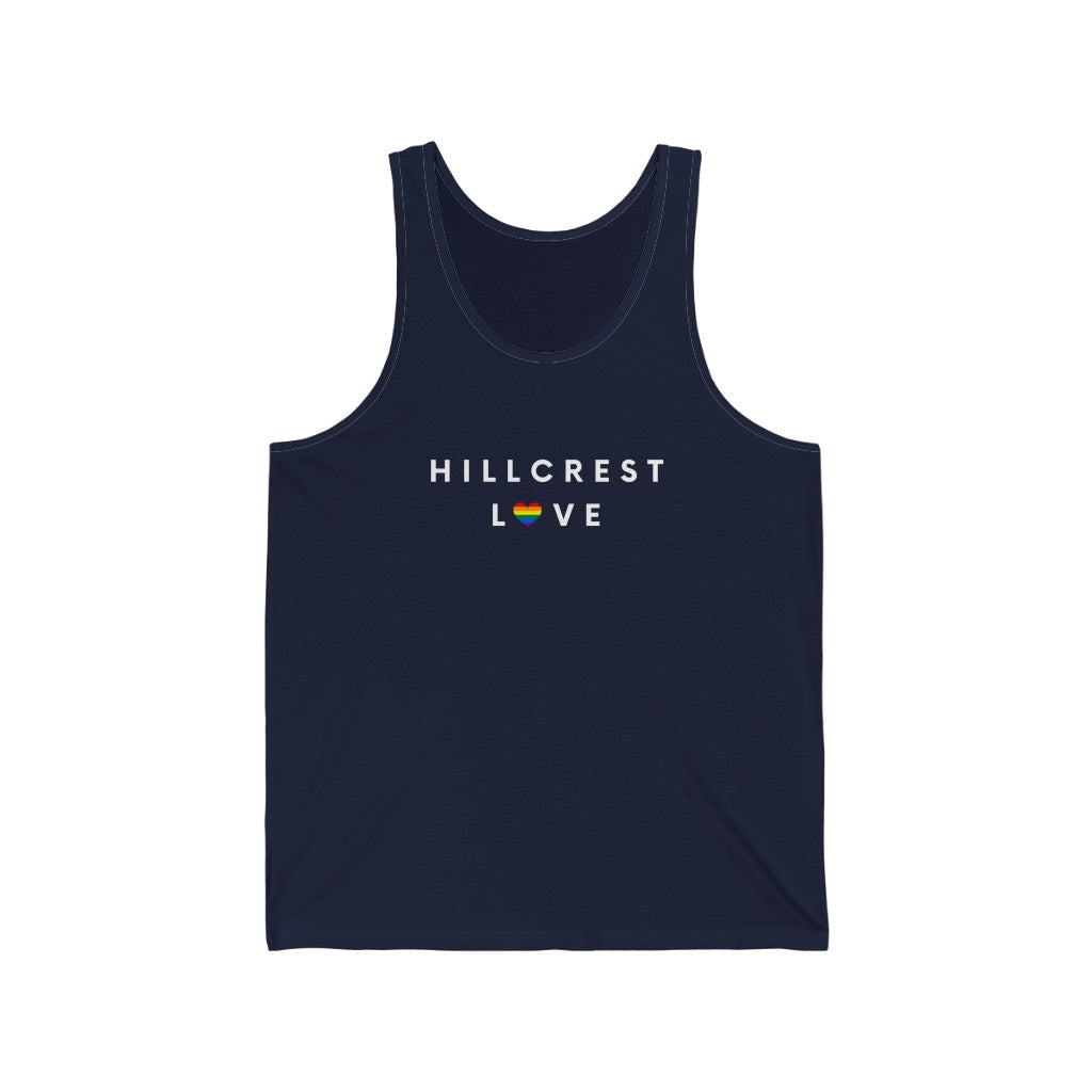 Hillcrest Love Tank Top, San Diego Sleeveless T-Shirt (Unisex) (Multiple Colors Avail)