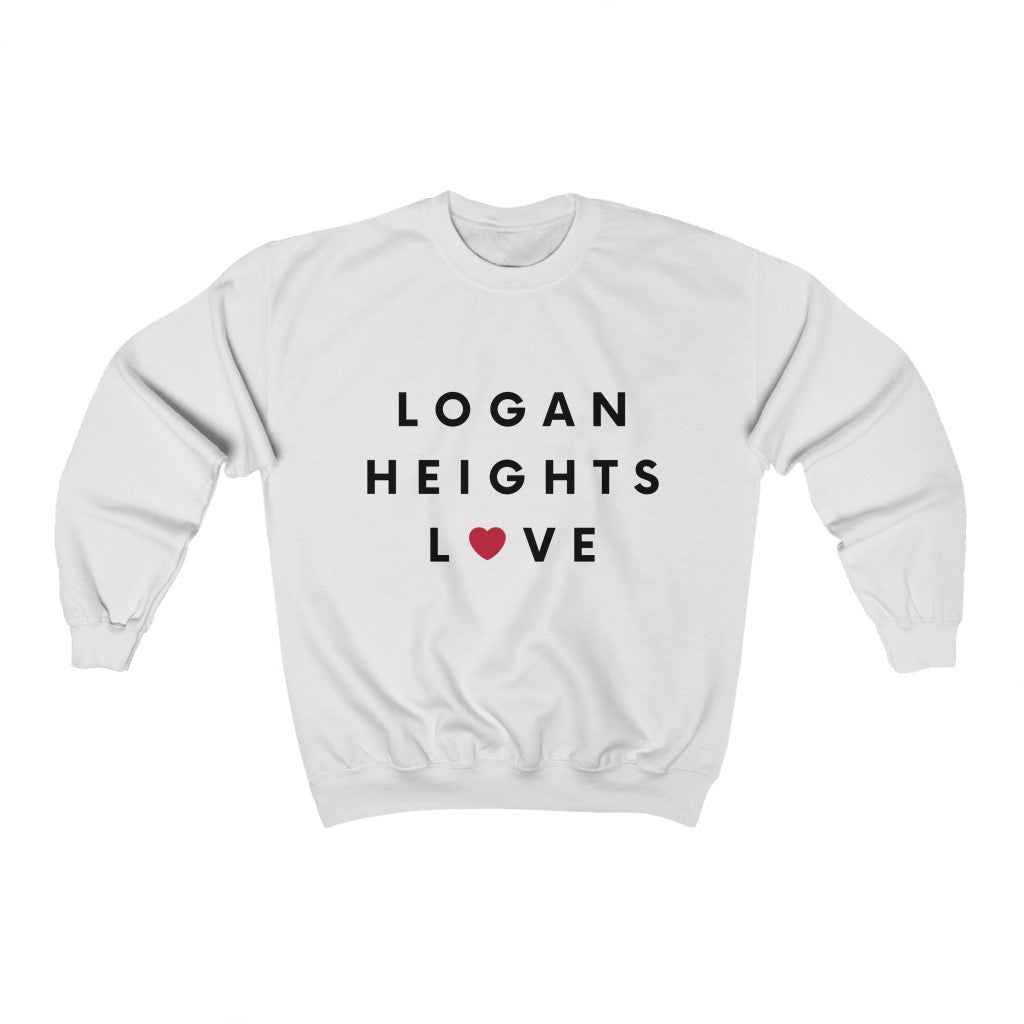 Logan Heights Love Sweatshirt, San Diego Neighborhood Sweater (Unisex) (Multiple Colors Avail)