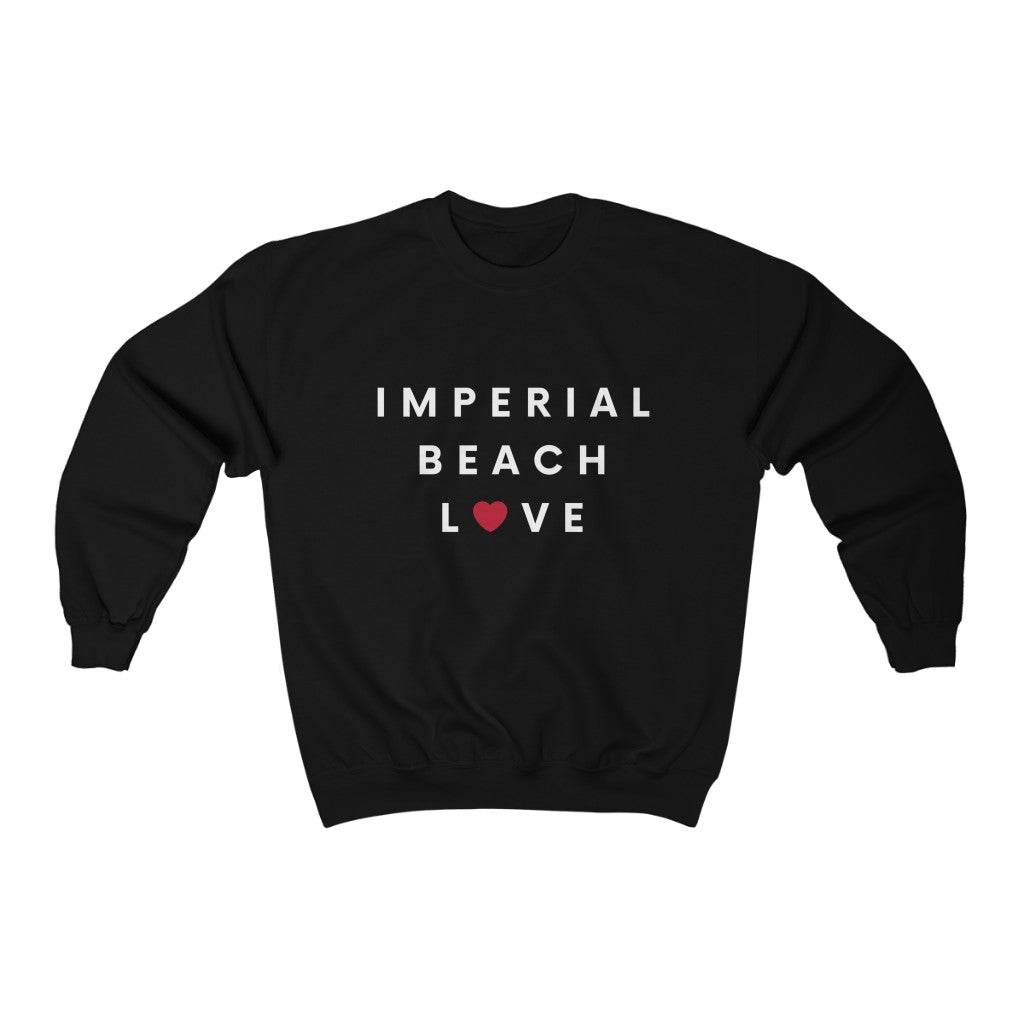 Imperial Beach Love Sweatshirt, IB San Diego County Neighborhood Sweater (Unisex) (Multiple Colors Avail)