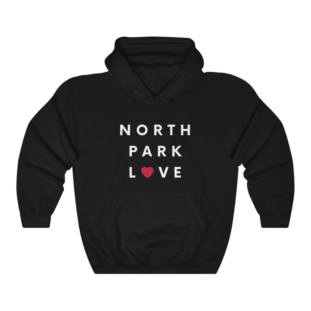 North Park Love Hoodie, SD Hooded Sweatshirt