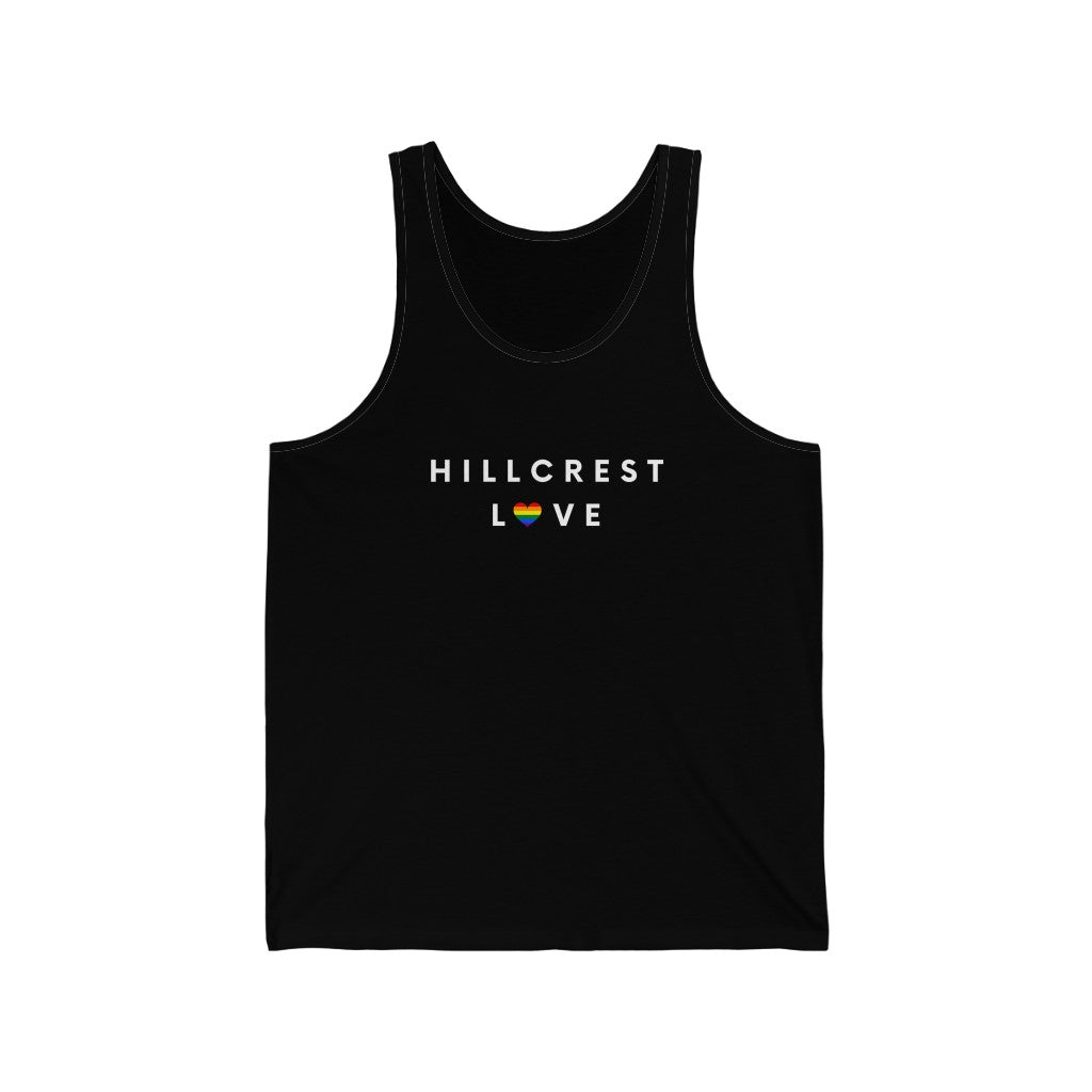 Hillcrest Love Tank Top, San Diego Sleeveless T-Shirt (Unisex) (Multiple Colors Avail)