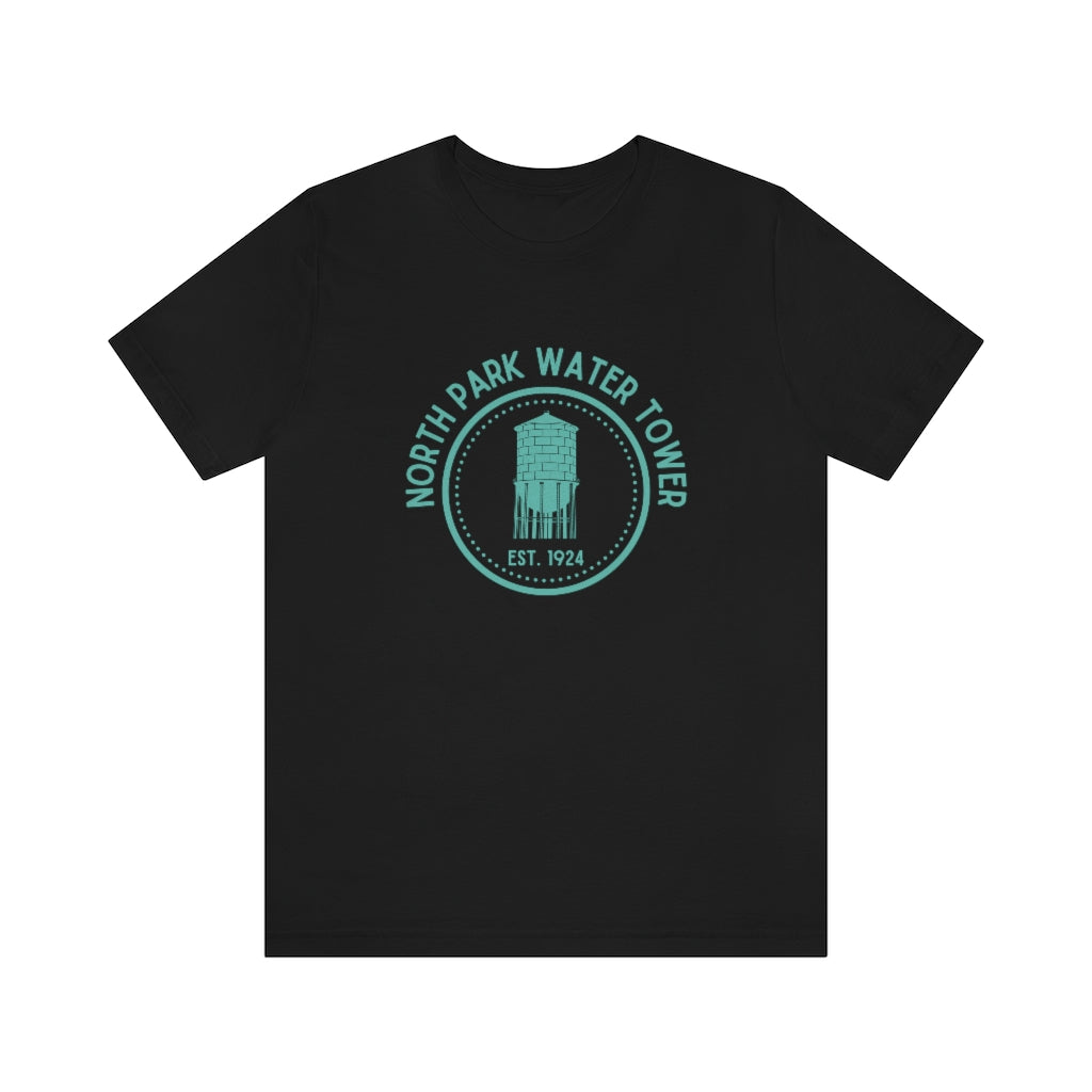 North Park Water Tower Est.Tee, NP T-Shirt (Unisex) (Green)