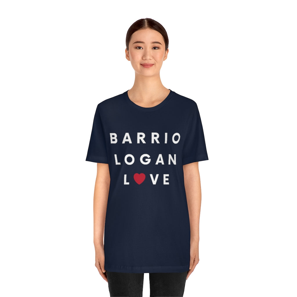 Barrio Logan Love T-Shirt, SD Tee (Red Heart) (Unisex)