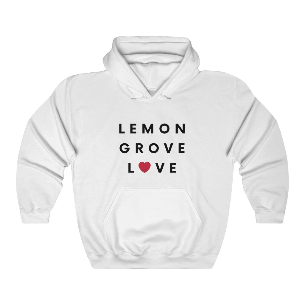 Lemon Grove Love Hoodie, San Diego County Hooded Sweatshirt (Unisex) (Multiple Colors Avail)