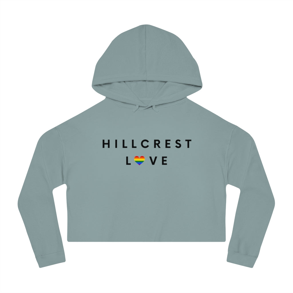 Hillcrest Love Women's Cropped Hoodie, SD Hooded Sweatshirt