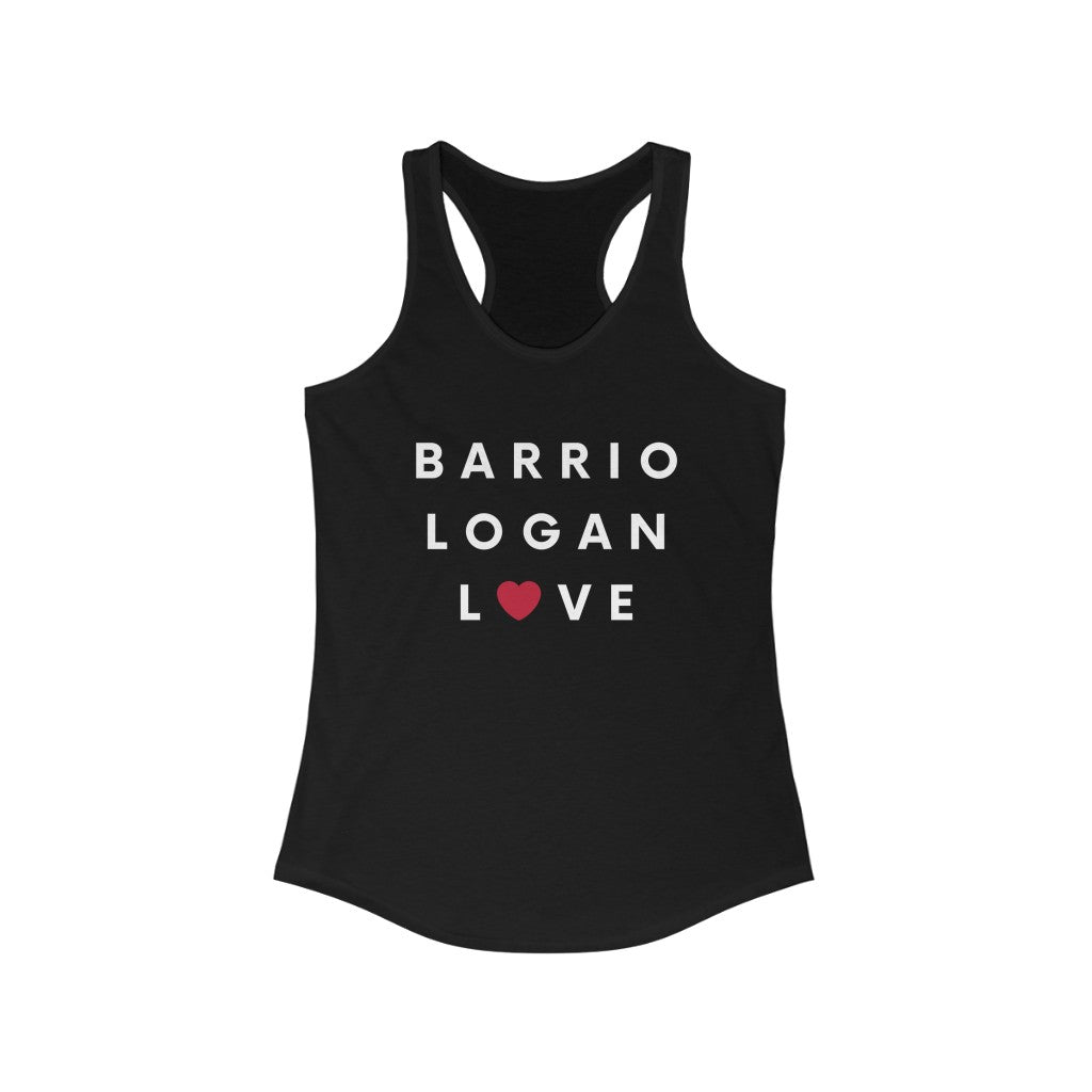 Barrio Logan Love Women's Racerback Tank Top, SD Sleeveless Shirt