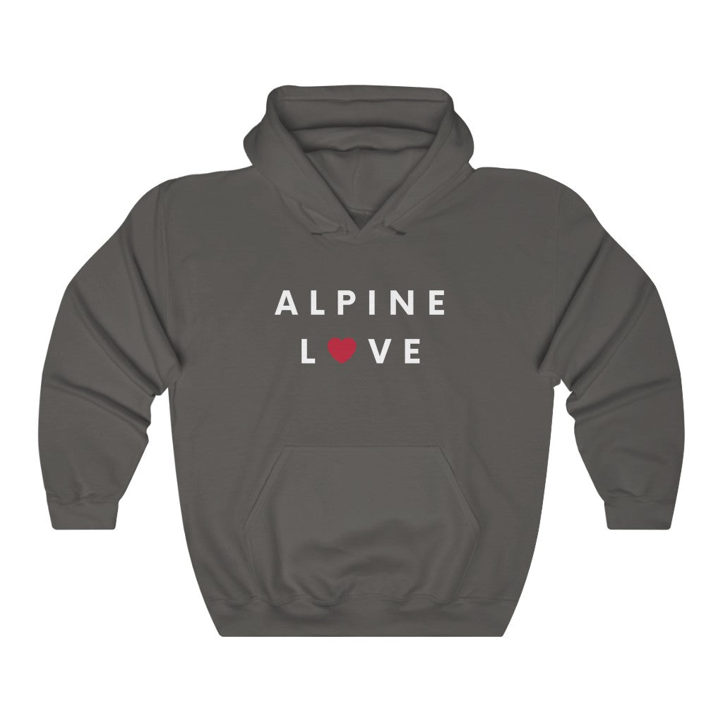 Alpine Love Hoodie, San Diego County Hooded Sweatshirt (Unisex)