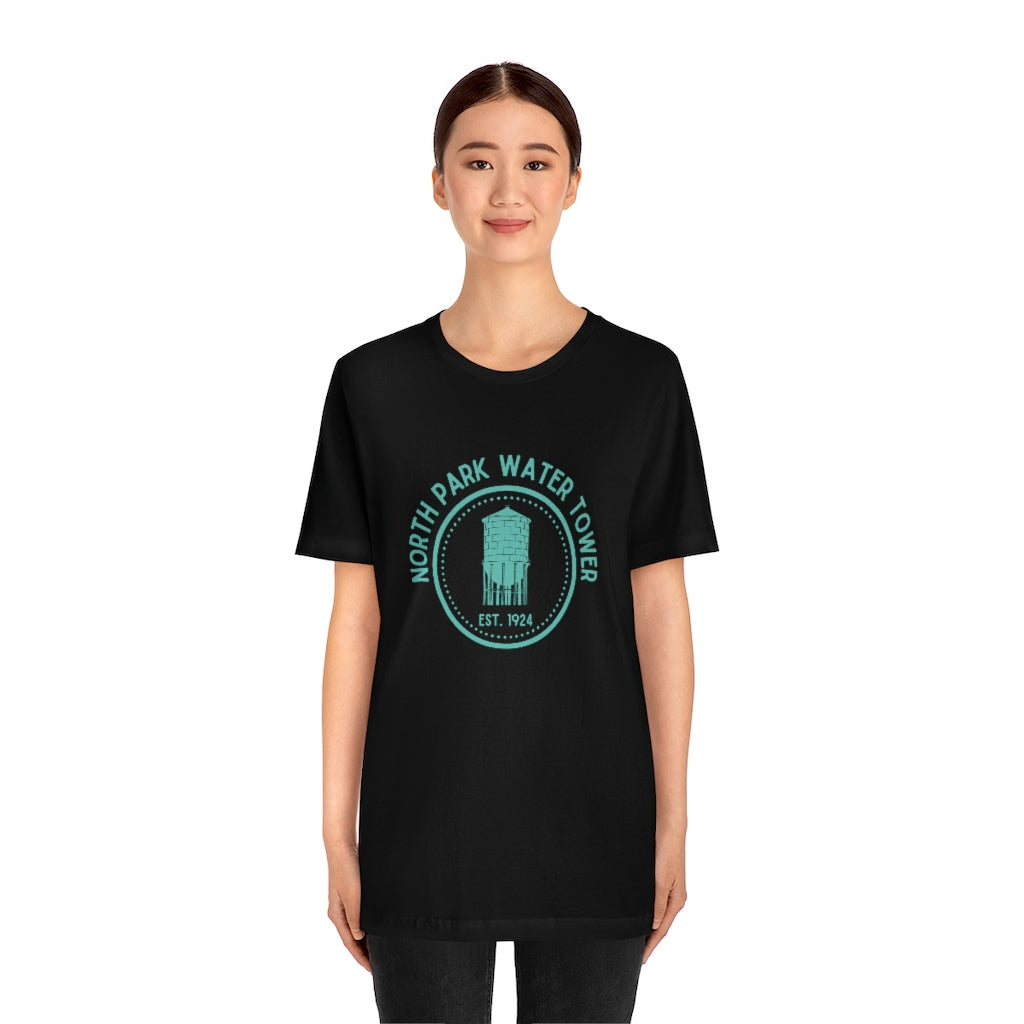 North Park Water Tower Est.Tee, NP T-Shirt (Unisex) (Green)