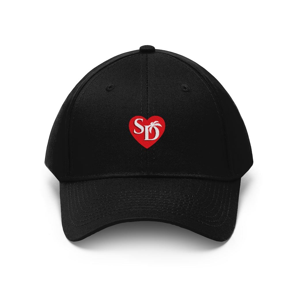 I Heart SD Twill Hat