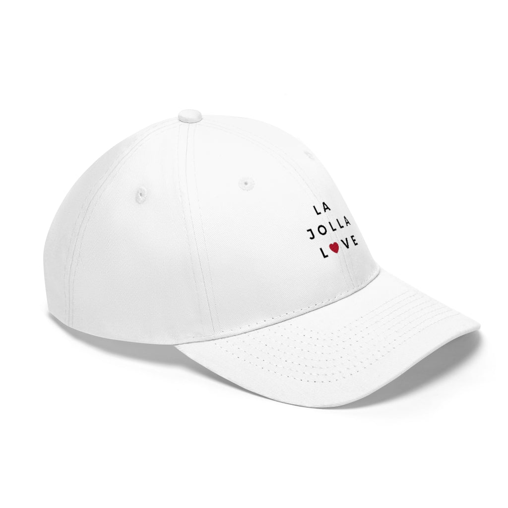 La Jolla Love Twill Hat, San Diego Neighborhood Cap (Unisex) (Multiple Colors Avail)