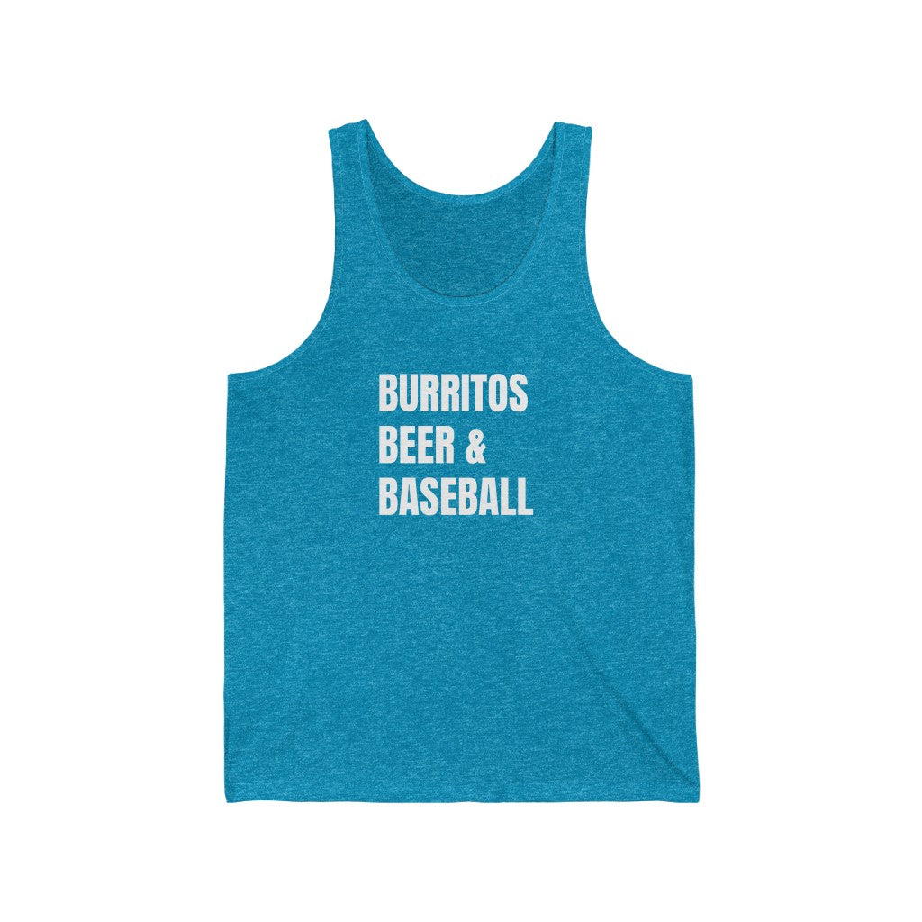 Burritos, Beer, and Baseball Tank