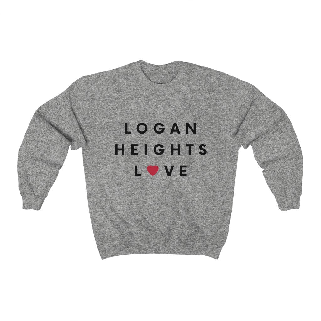 Logan Heights Love Sweatshirt, San Diego Neighborhood Sweater (Unisex) (Multiple Colors Avail)