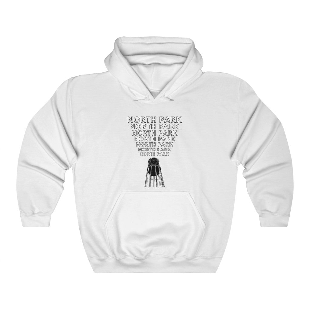 "Yell North Park" Water Tower Hoodie