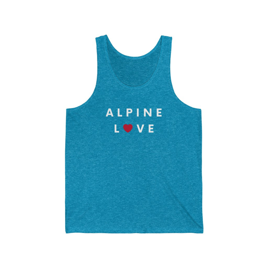 Alpine Love Tank, SD Sleeveless T-Shirt (Unisex)