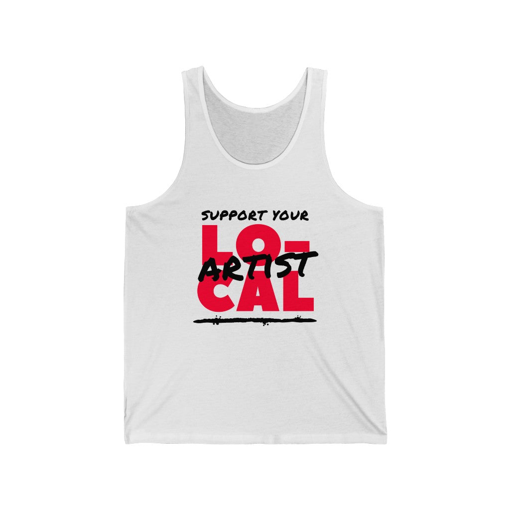 Support Your Local Artist Tank-Top (Red)