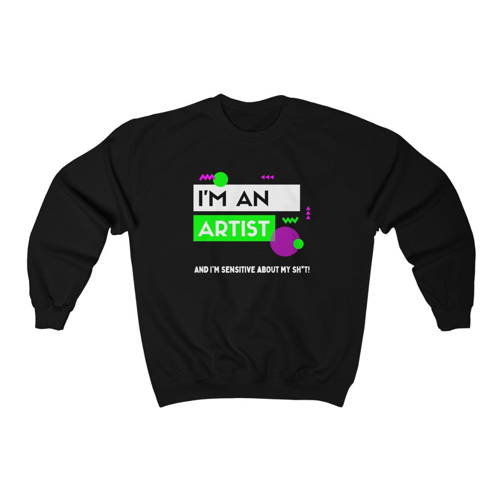 I'm an Artist Sweatshirt (Lime Green)