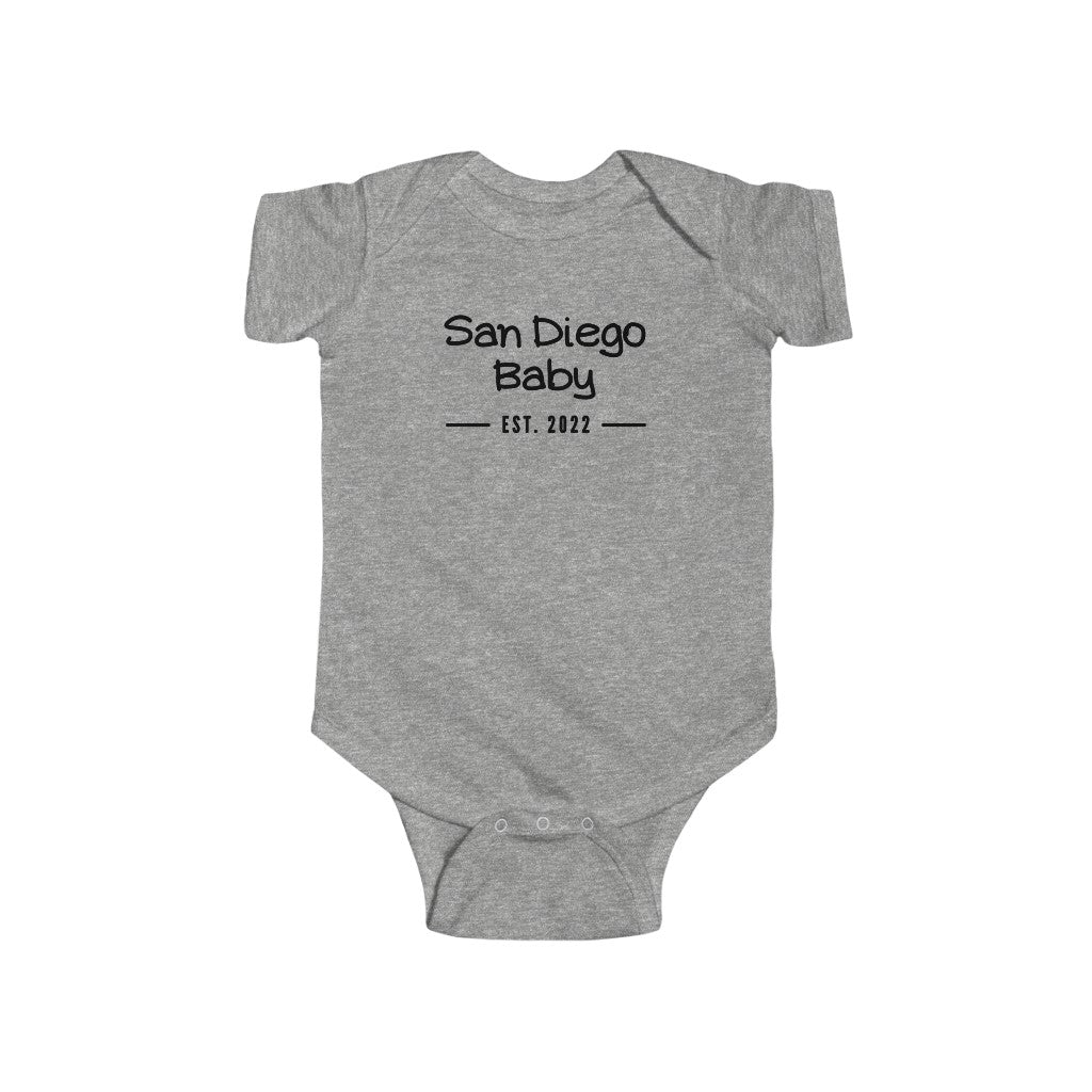 San Diego Baby Est. 2022 Onesie (Black)