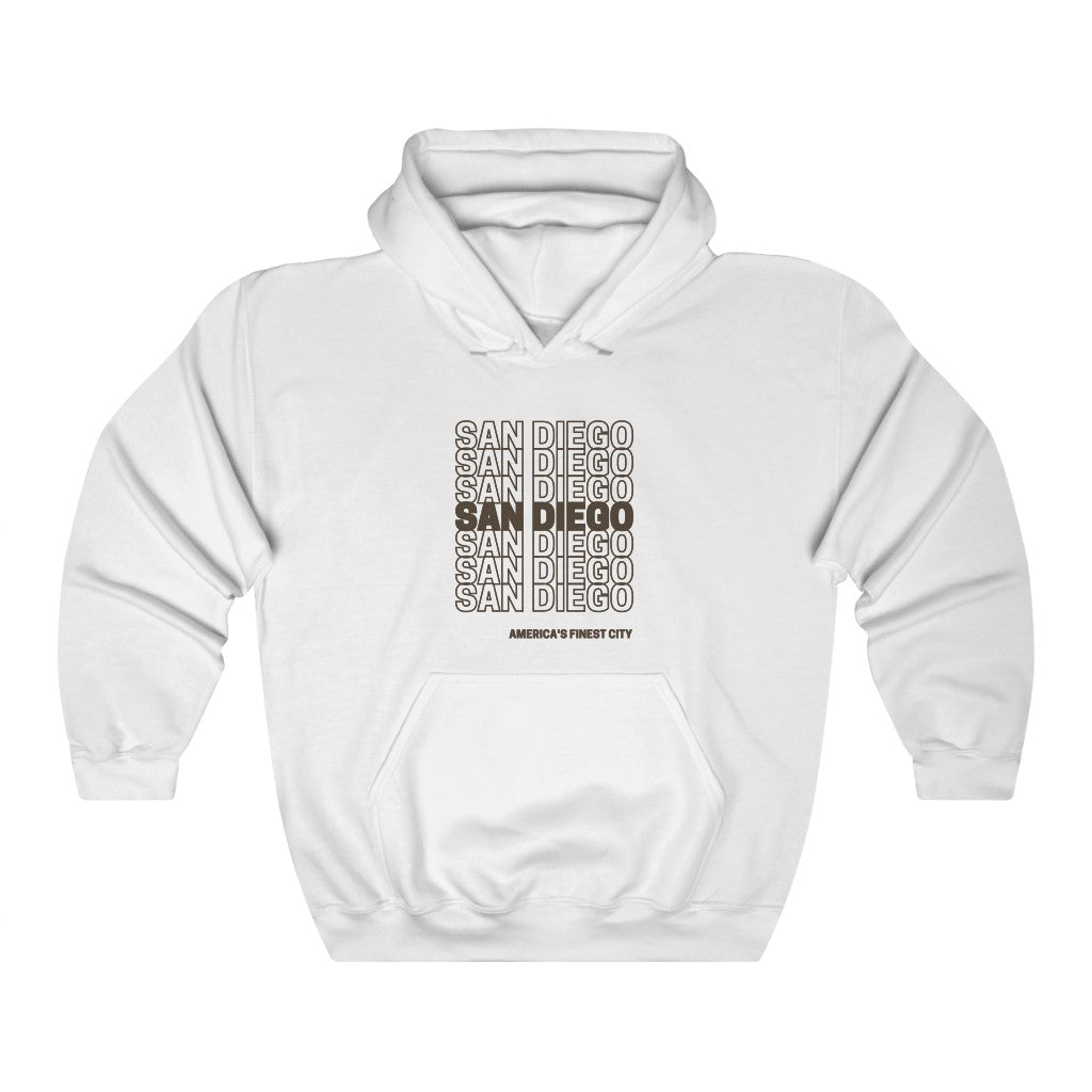 "San Diego "Thank You" Hoodie (Brown and Gold)