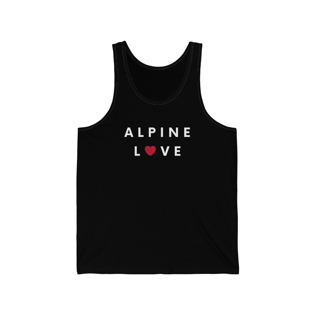 Alpine Love Tank, SD Sleeveless T-Shirt (Unisex)