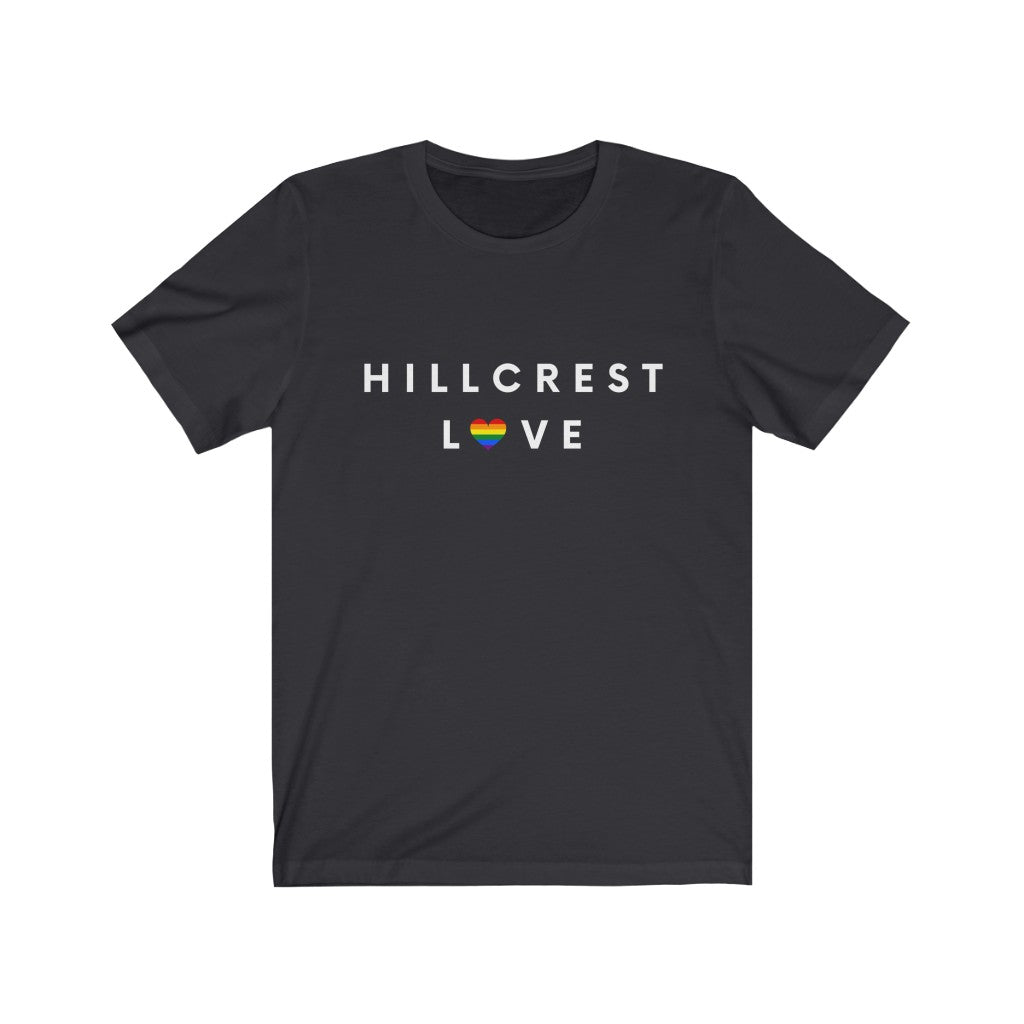 Hillcrest Love Tee, San Diego Neighborhood T-Shirt (Unisex) (Multiple Colors Avail)