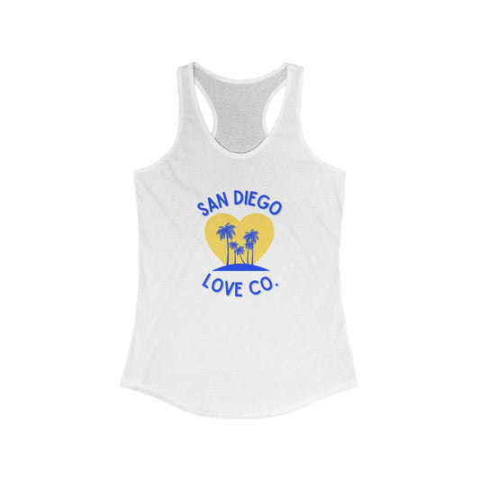 San Diego Love Co. Women's Racer-Back Tank-Top